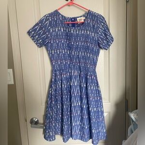 Mata Traders blue linen dress